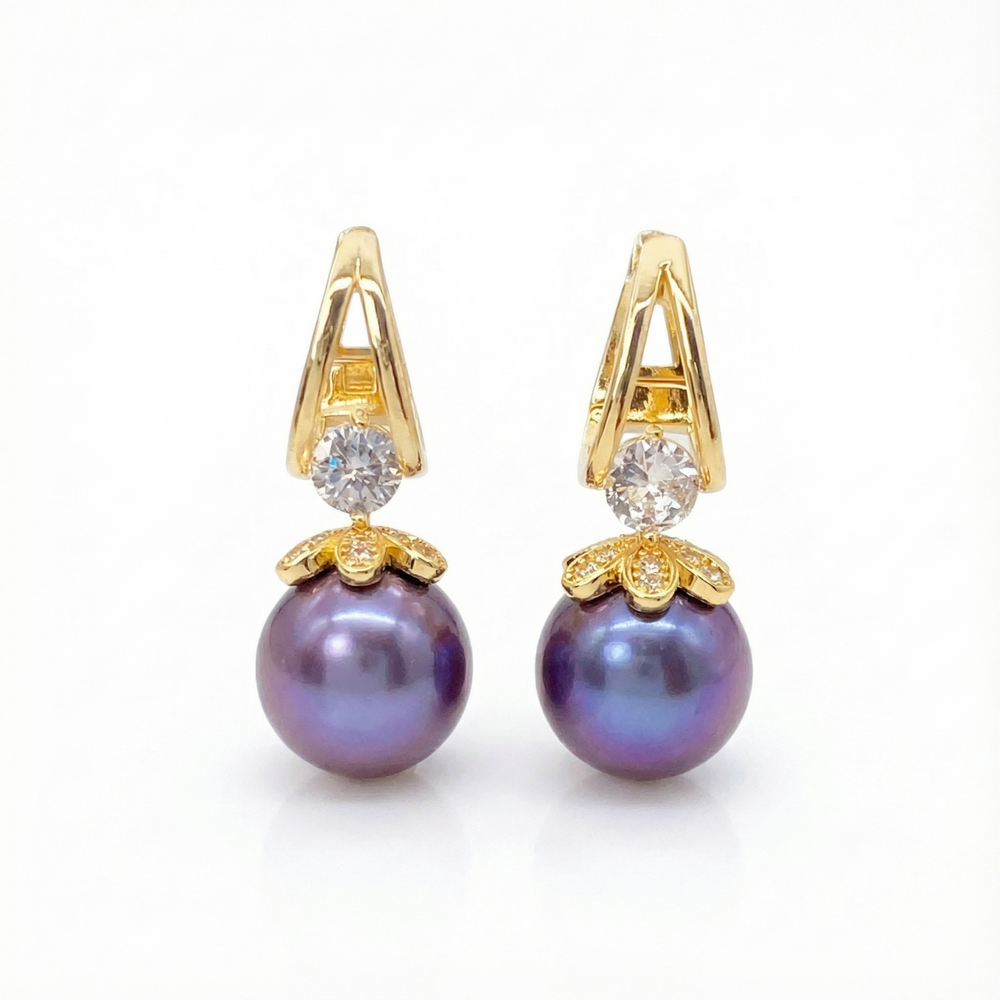 Lumara - Elegant Pearl Drop Earrings