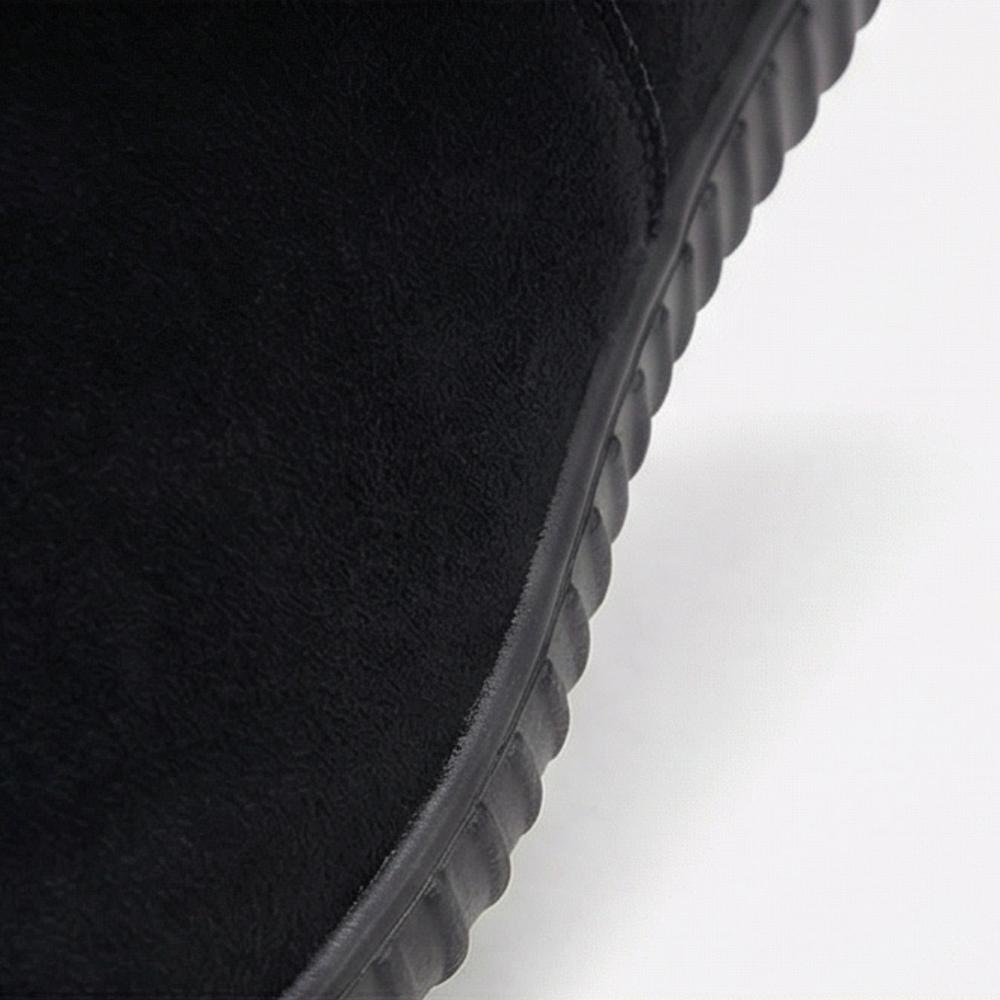 Cozella – Women's Knit Cuff Suede Ankle Booties