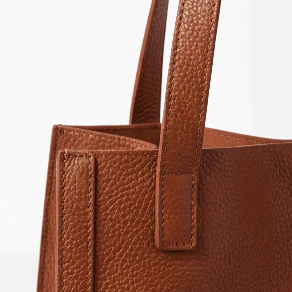 Caressa - Soft Leather Multi Pocket Shoulder Bag