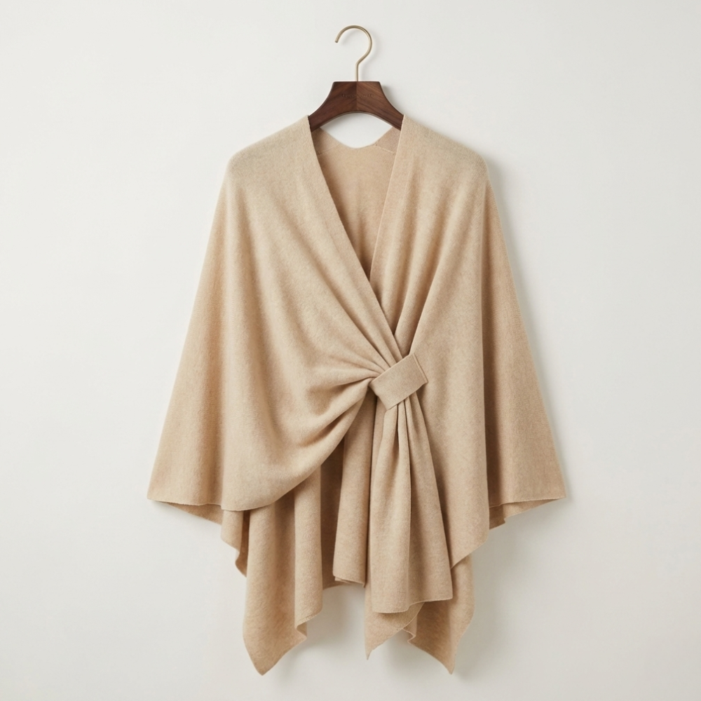 Aurelyn™ – Crossover Knit Wrap Shawl