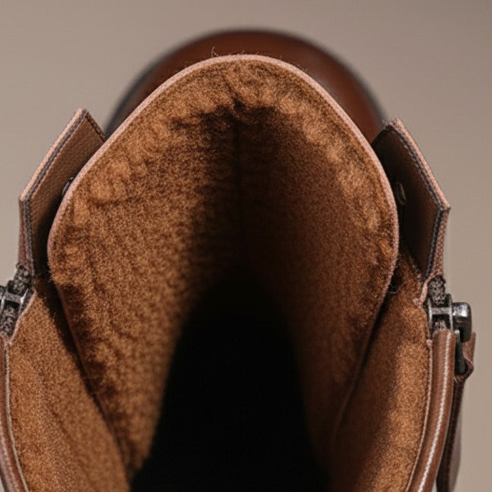 Vintara – Women's Fleece Lined Vintage Ankle Boots