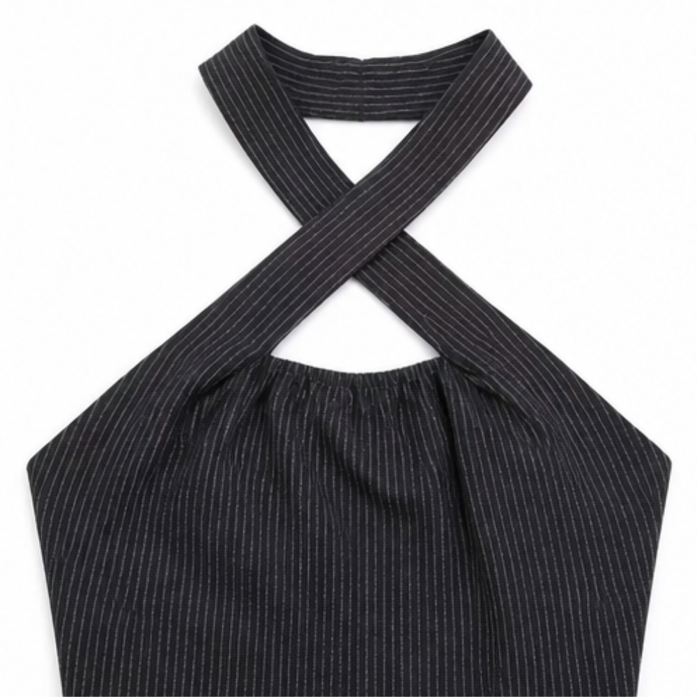 Karissa – Women's Flowing Wide-Leg Halter Jumpsuit