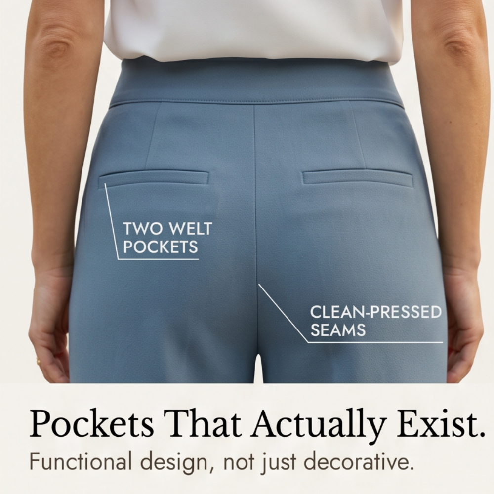 Lunavia™ – Wrap-Front Wide-Leg Pants