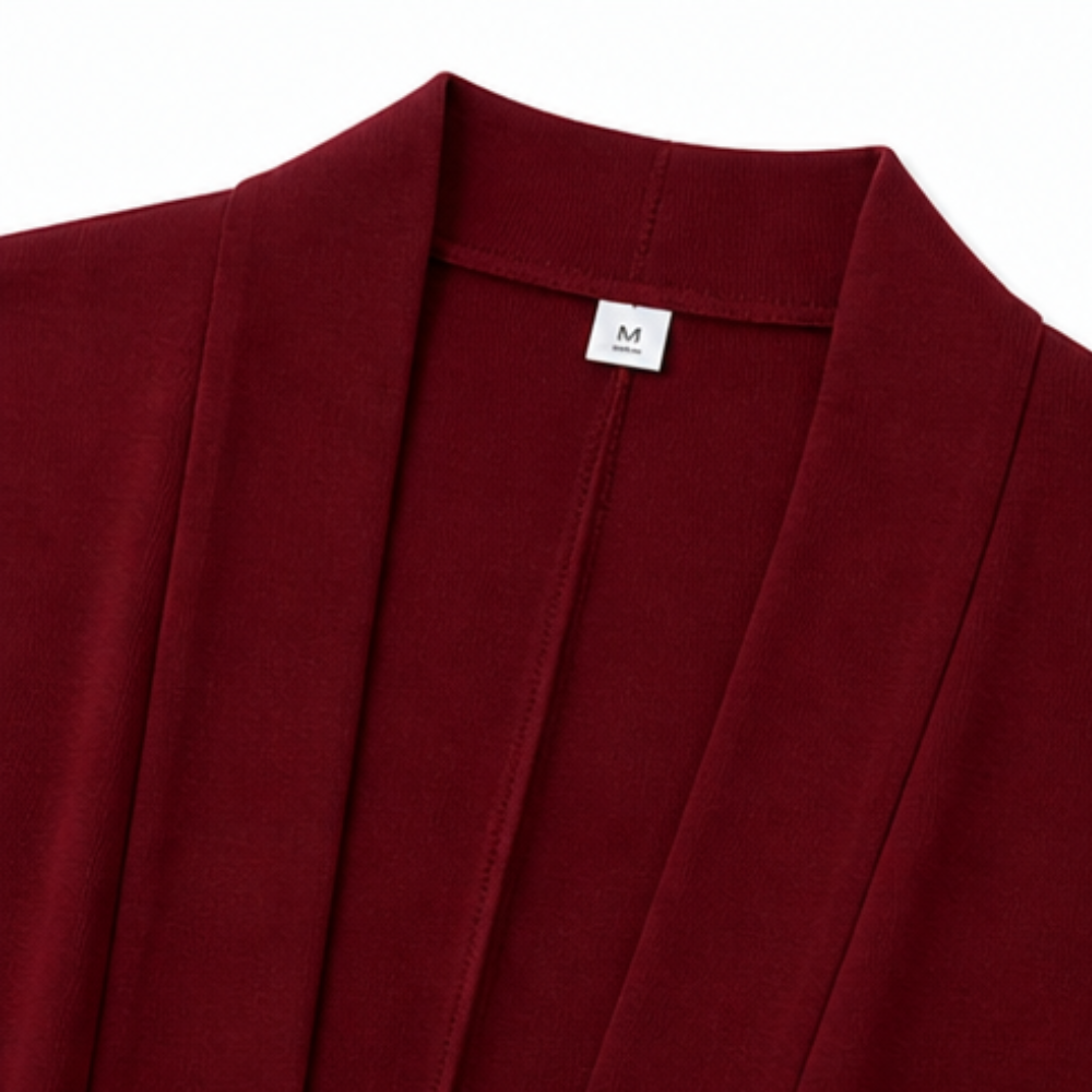 Maevelle – Women's Elegant 3-Piece Set with Drape Cardigan