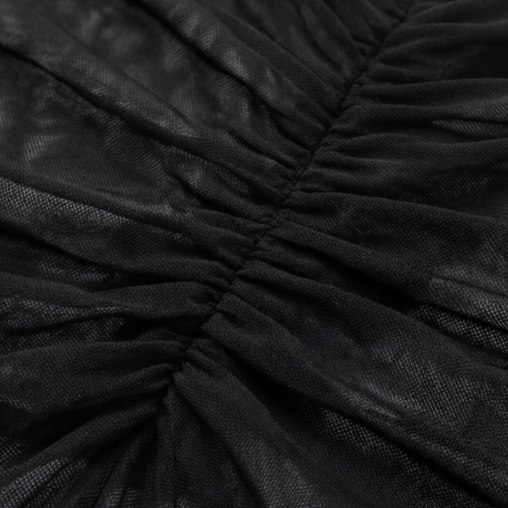 Velora – Sheer Mesh Bodysuit and Maxi Skirt Set