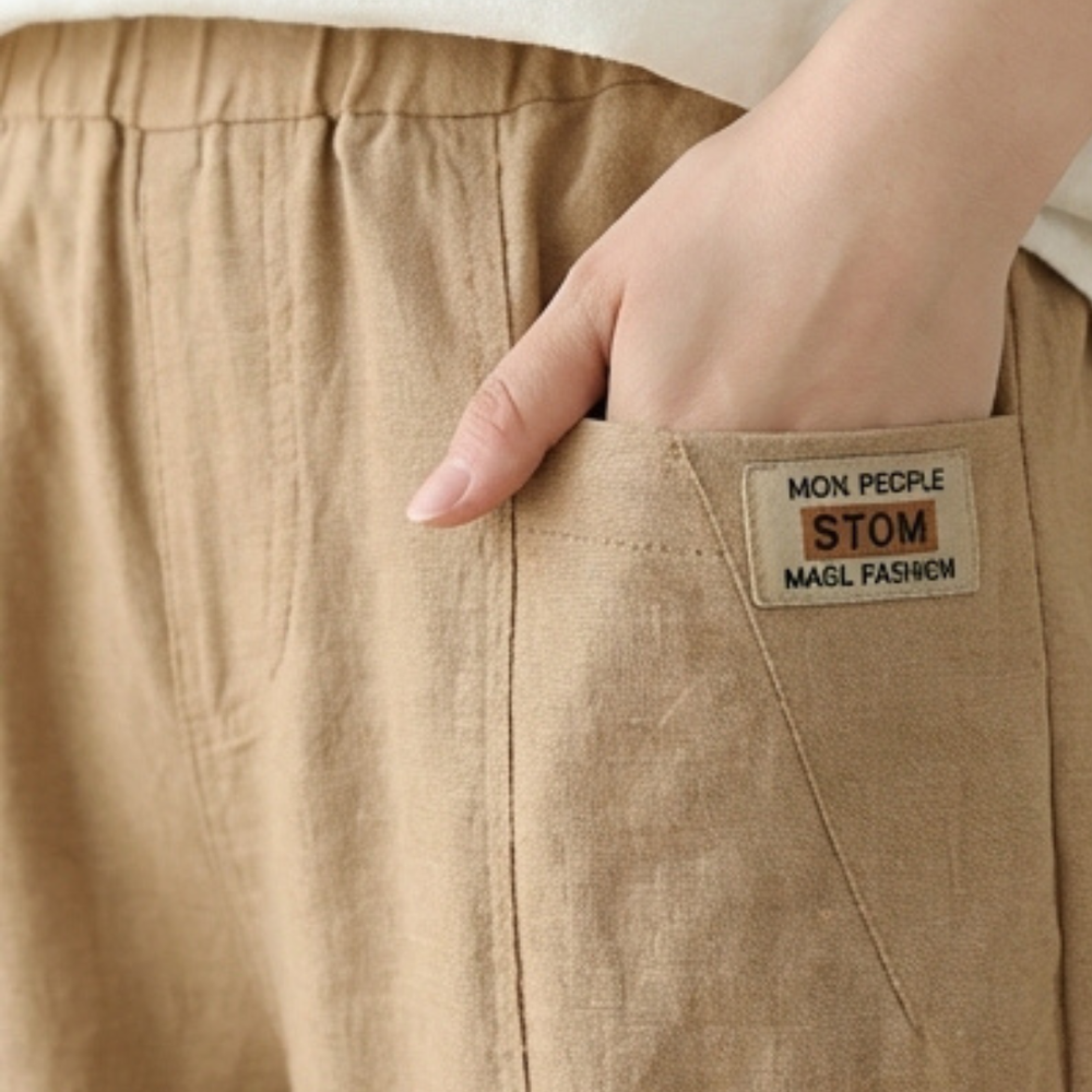 Linara – Cotton Linen Tapered Pants