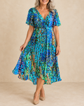 Sapphire | Breezy Blue Midi Dress