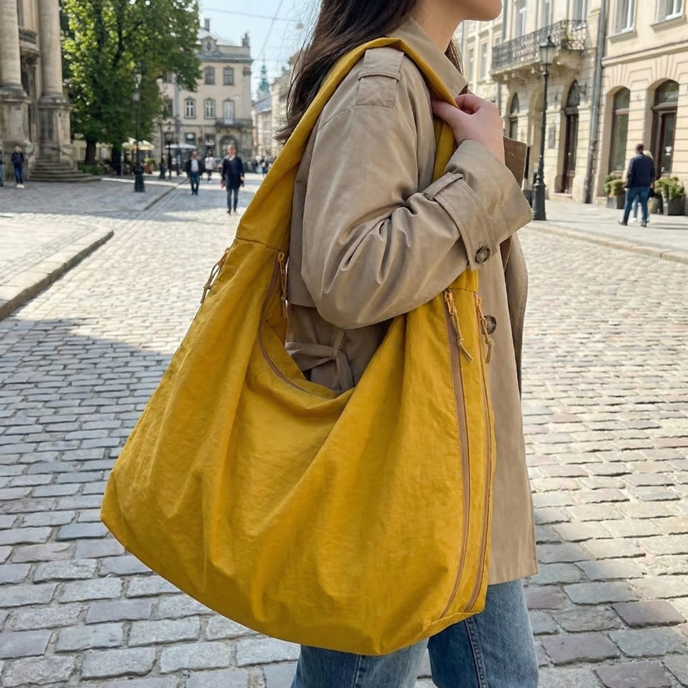 Lunova - Oversized Slouchy Shoulder Bag