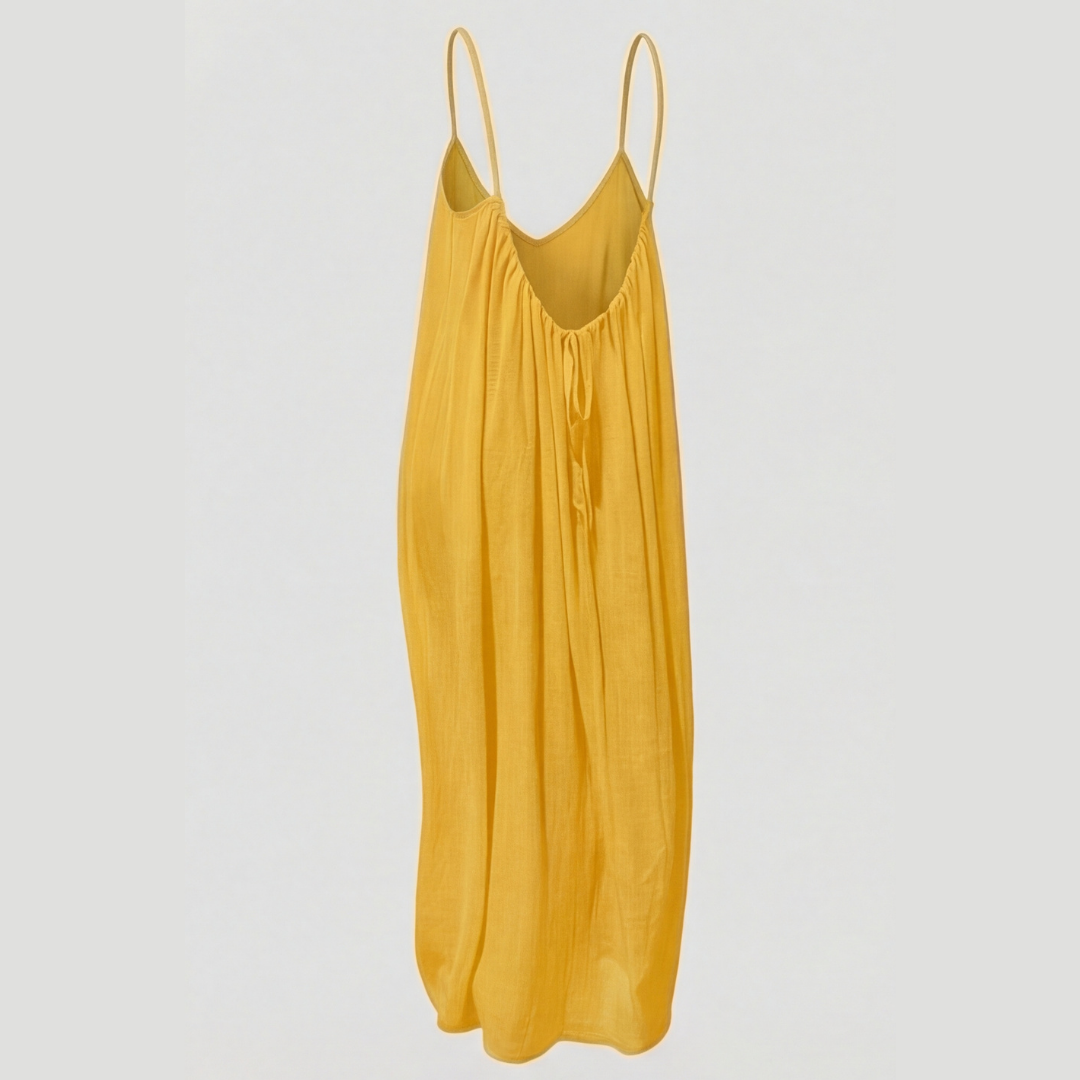 Soleia – Flowy Open Back Summer Maxi Dress