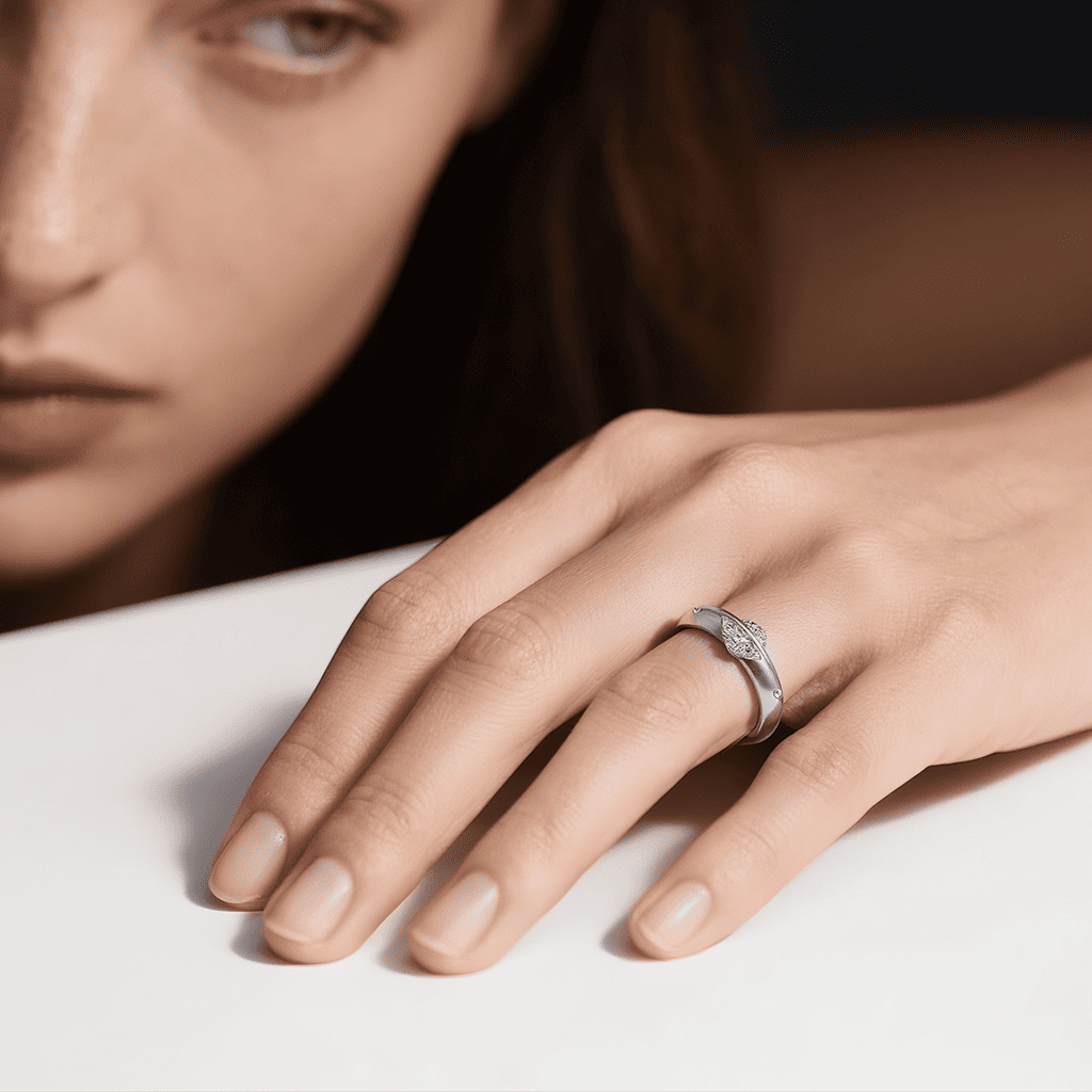 Starfable – S925 Sterling Silver Spinning Star Ring