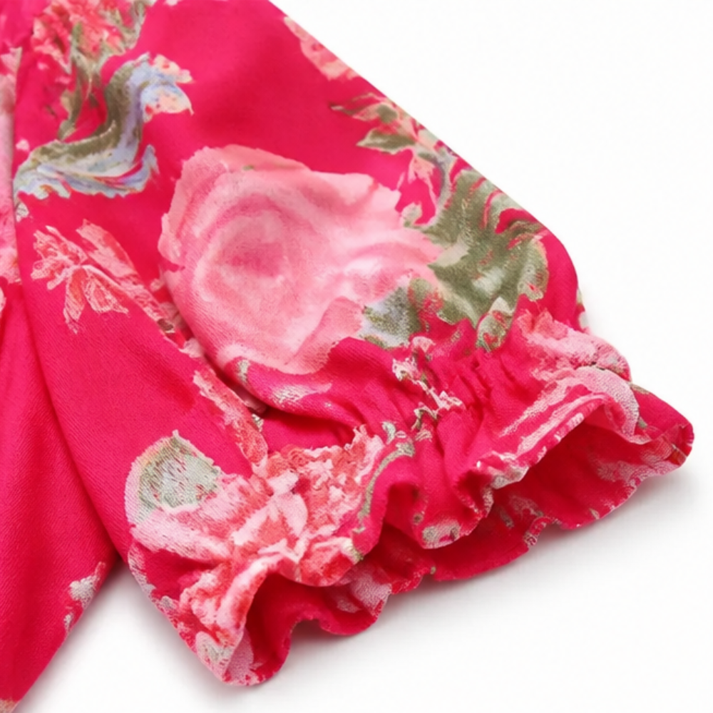 Minelda – Women's Flowing Floral Maxi Dress
