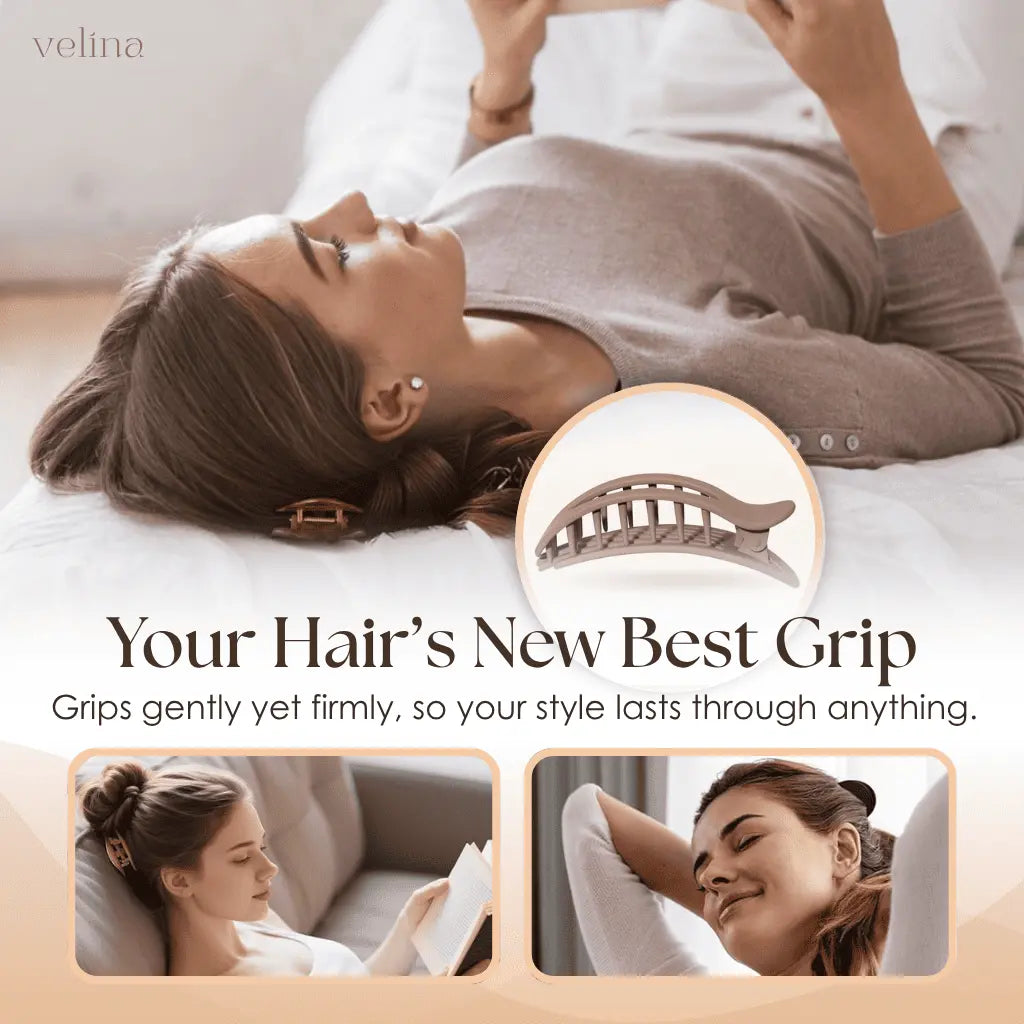Velina – Set of 4 Flat Comfort Clips (Free Gift)
