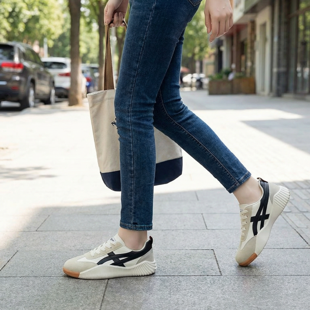 Stradia - Women's Retro Platform Sneakers for All Day Comfort