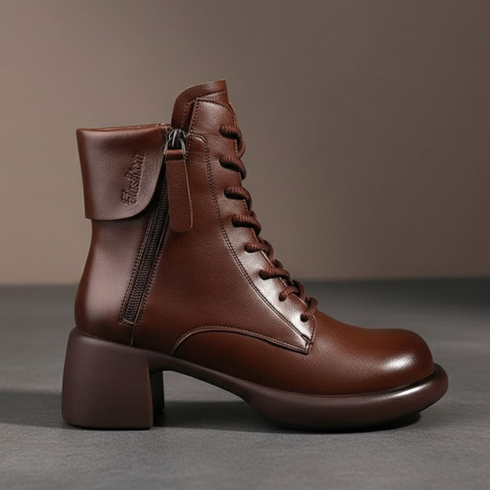 Vintara – Women's Fleece Lined Vintage Ankle Boots