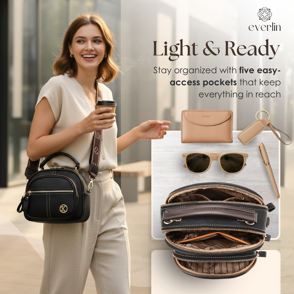 Everlin – Daily Crossbody Bag for Effortless Style