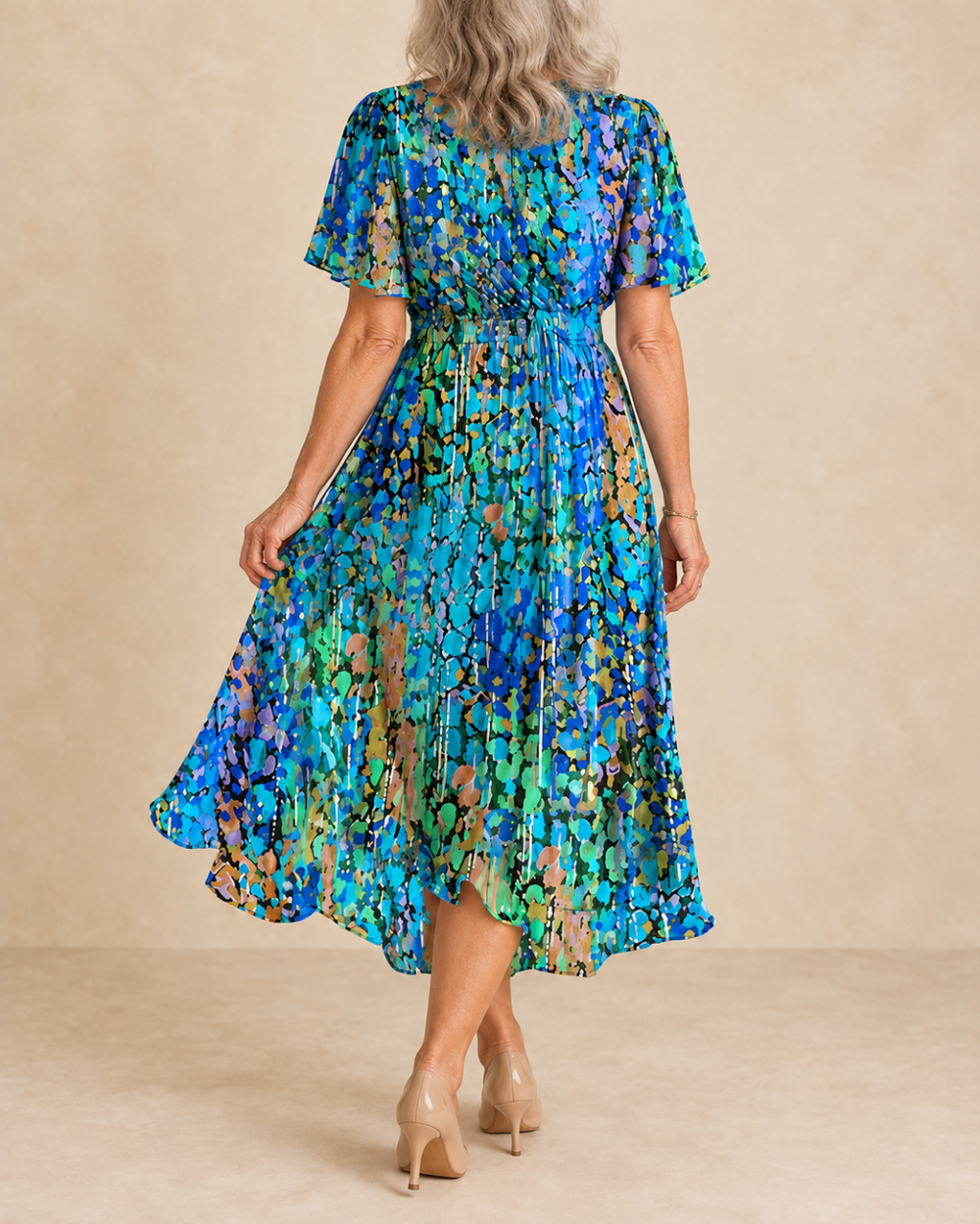 Sapphire | Breezy Blue Midi Dress