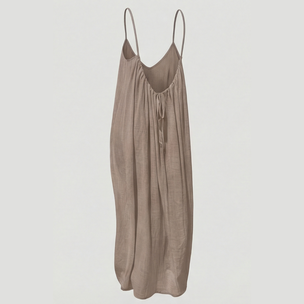 Soleia – Flowy Open Back Summer Maxi Dress
