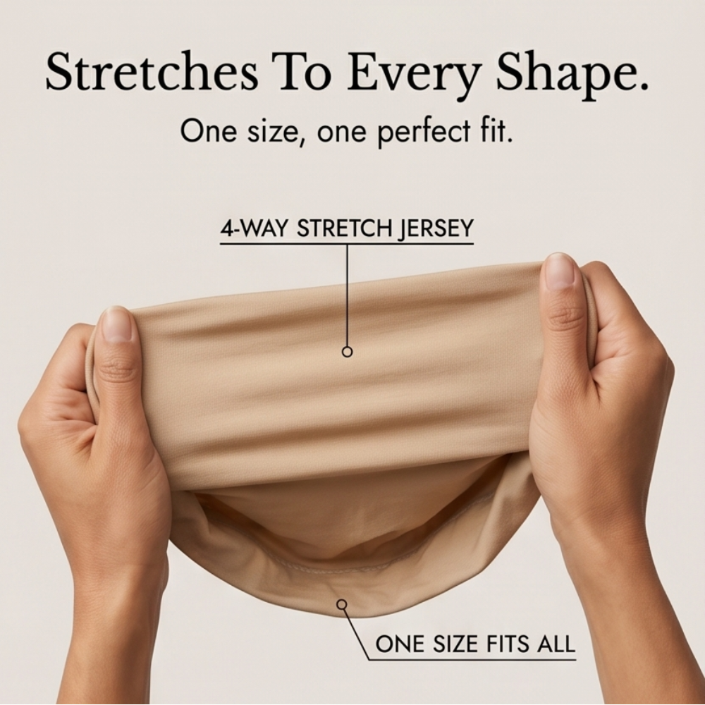 Solenna – Soft Stretch Turban Cap