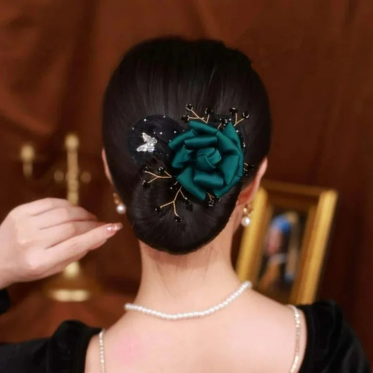 Florenza - Elegant Floral Hair Knots for Women