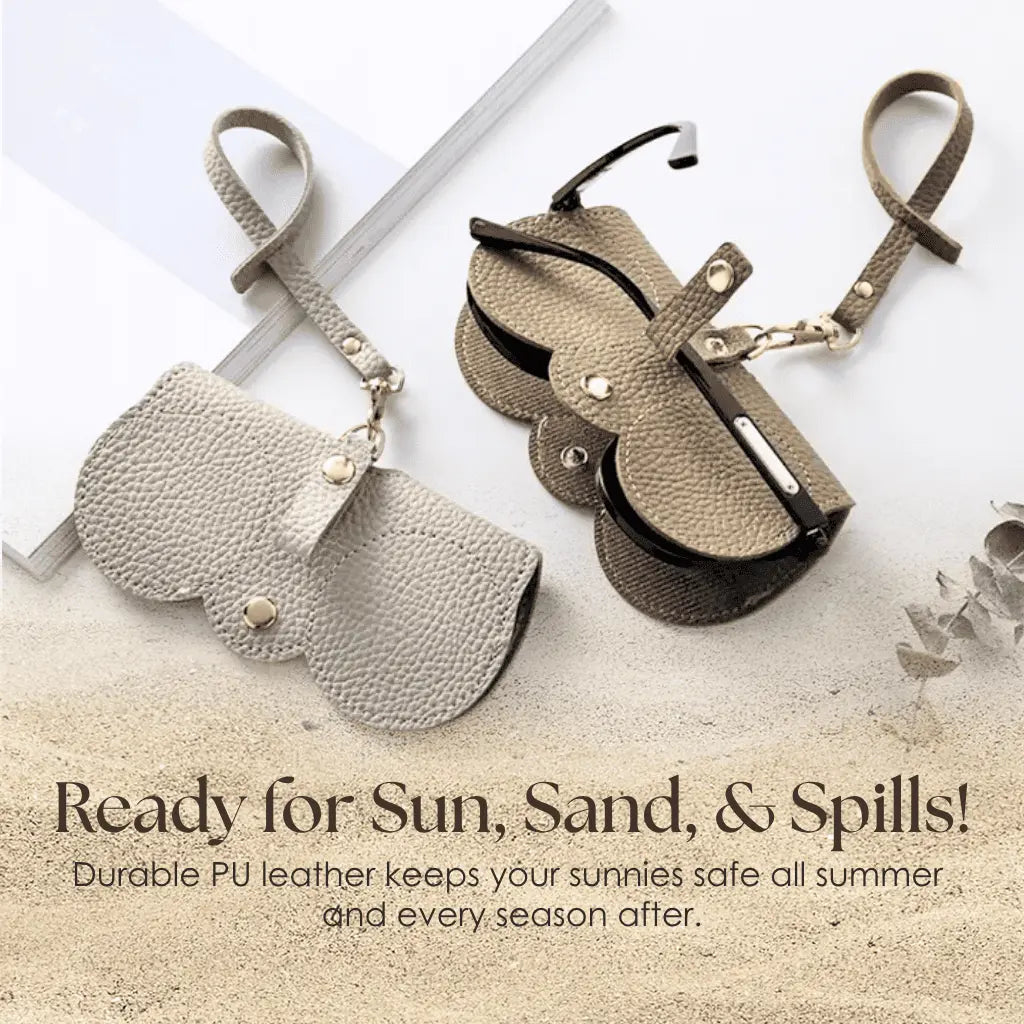 Brandary - Soft PU Leather Sunglasses Pouch