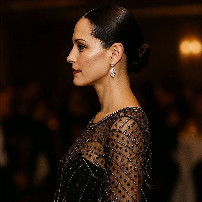 Lunarié - Party Lace Sequined Cami Shawl for Women