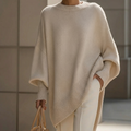 Veluna - Women's Oversized Wool Blend Sweater