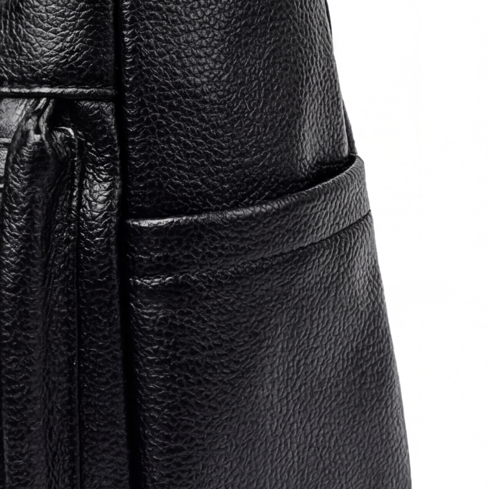 Carria - Soft Leather Multi Pocket Shoulder Bag
