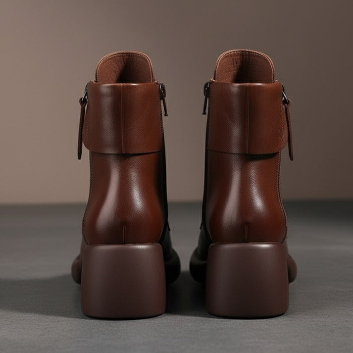 Vintara – Women's Fleece Lined Vintage Ankle Boots