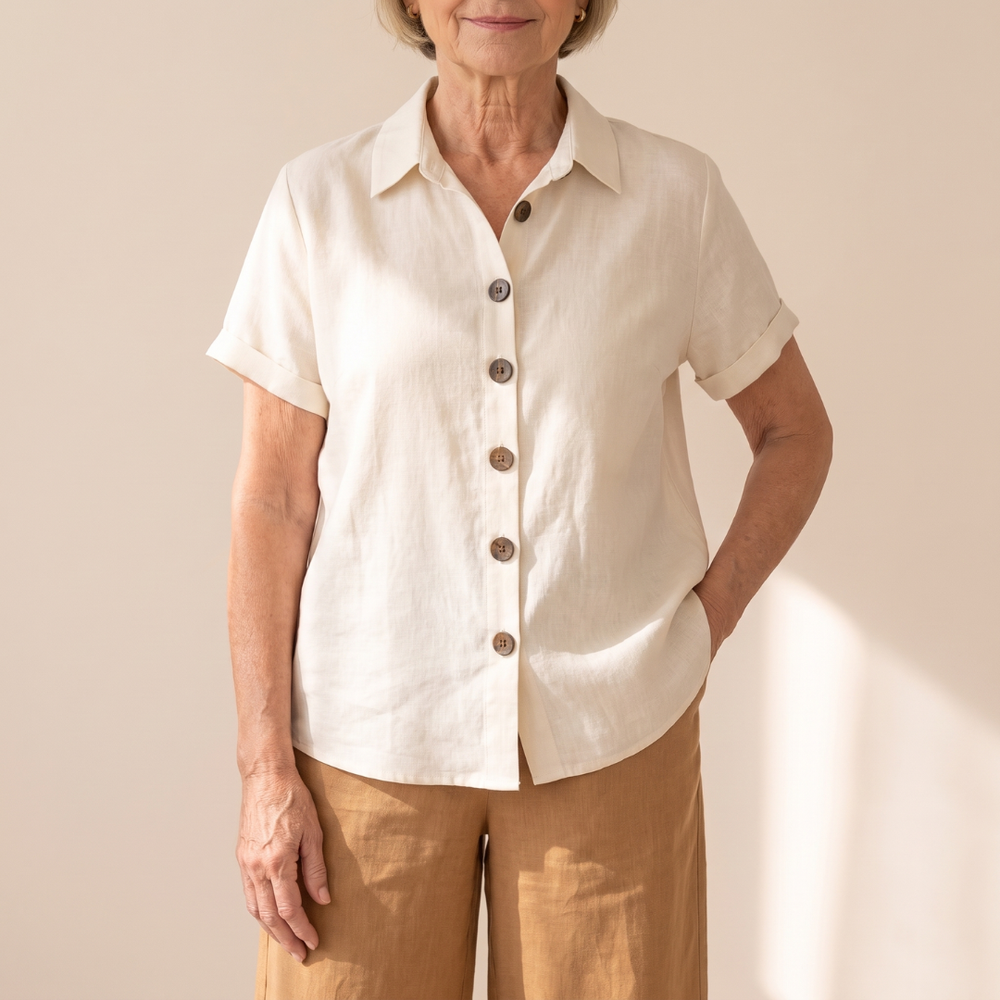 Aurelia | Classic Button-Up Shirt
