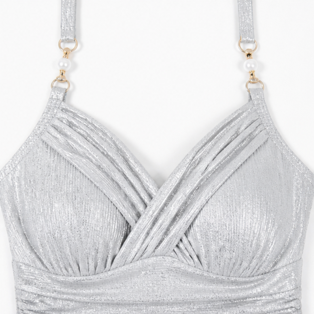 Lunavia – Women's Shimmer Tummy-Control One-Piece Swimsuit