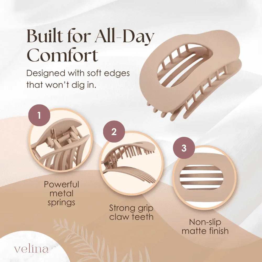 Velina – Set of 4 Flat Comfort Clips