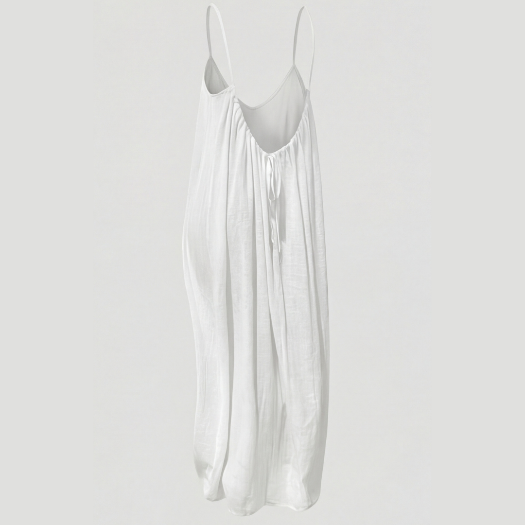 Soleia – Flowy Open Back Summer Maxi Dress
