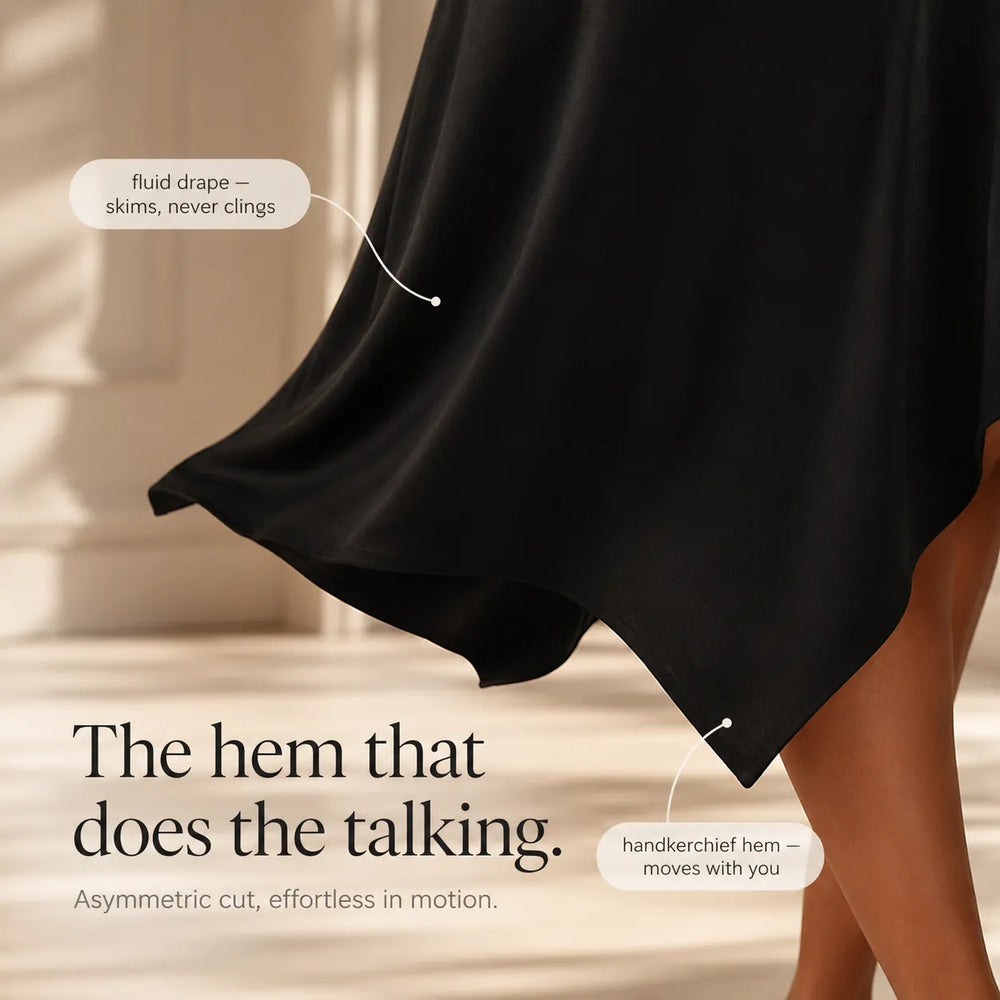 Marella – Flowy Sleeveless Sundress with Asymmetric Handkerchief Hem
