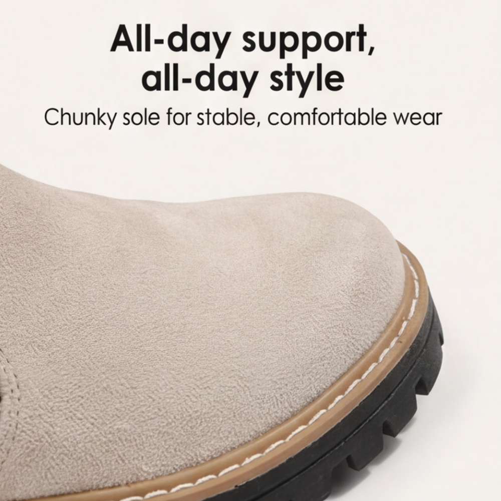 Stepara - Side-Zip Suede Chelsea Boots