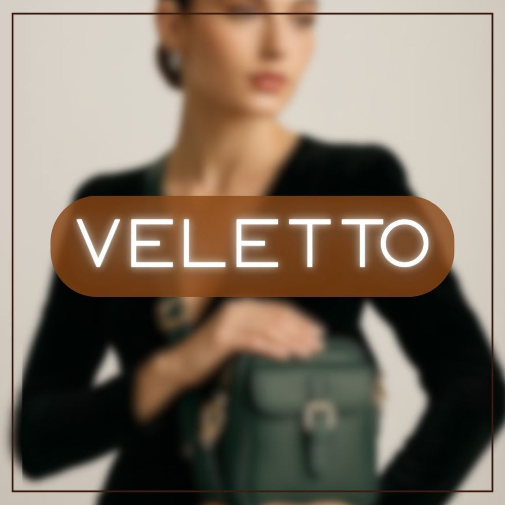 Veletto – Double Pocket PU Leather Crossbody Bag