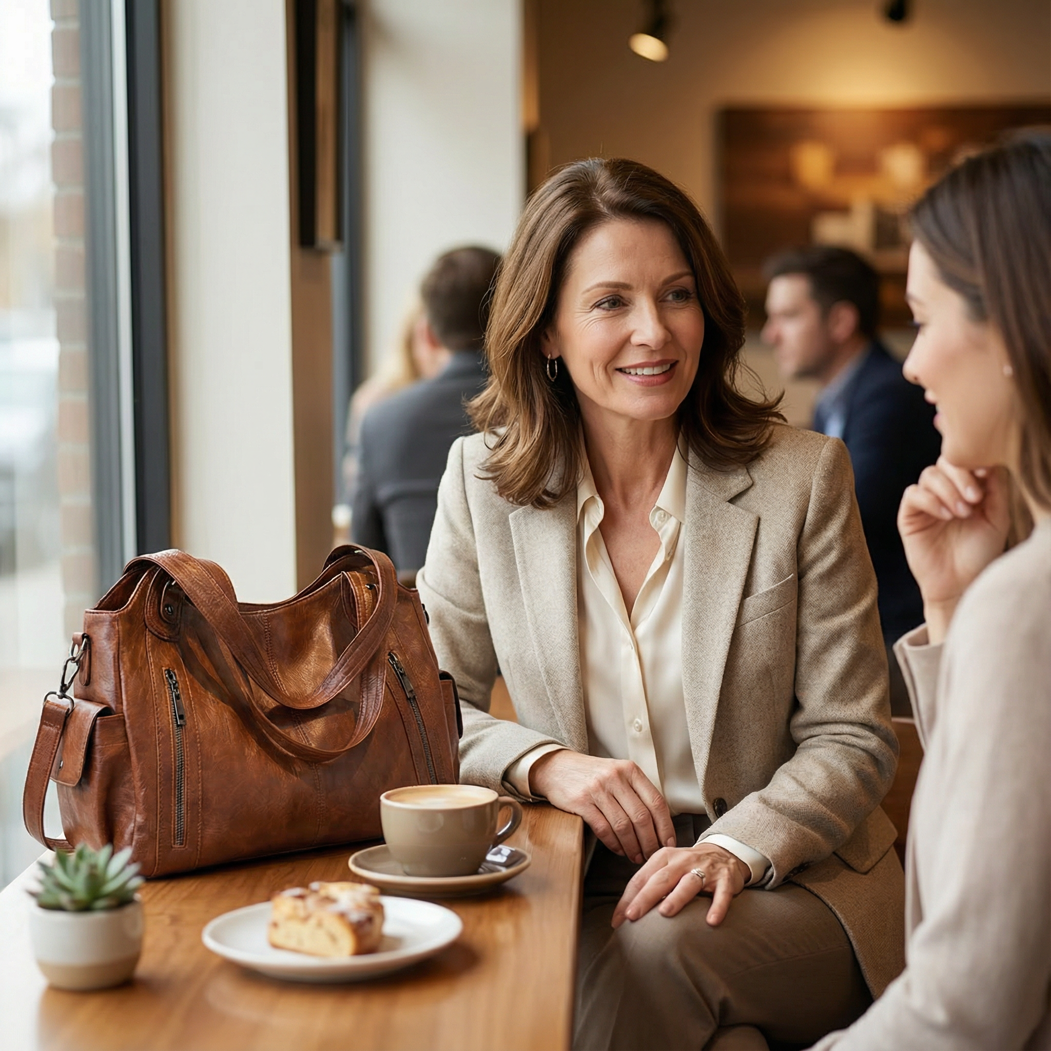 Velura Soft Vegan Leather Everyday Tote