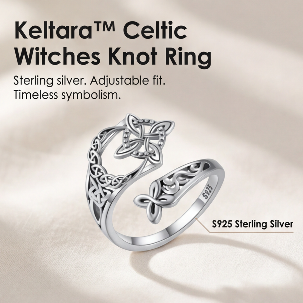 Keltara – Celtic Witches Protection Knot Ring