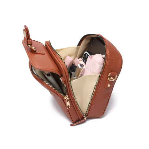 Veletta – Women's Compact Crossbody Bag with Built-In Wallet