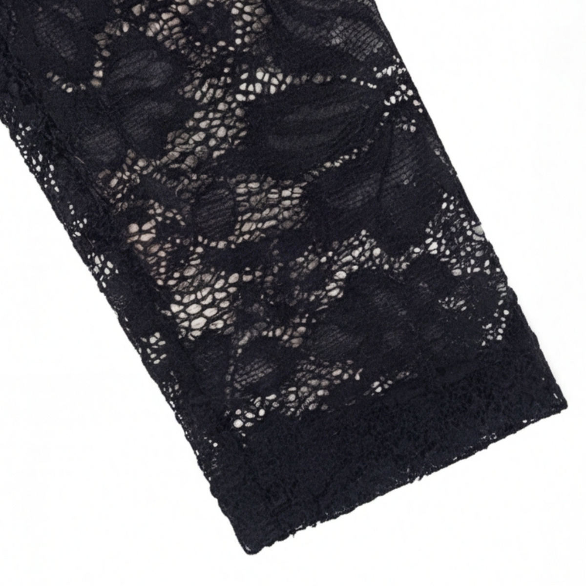 Noirelle – Lace Bodycon Mini Dress with Wrap Skirt Detail