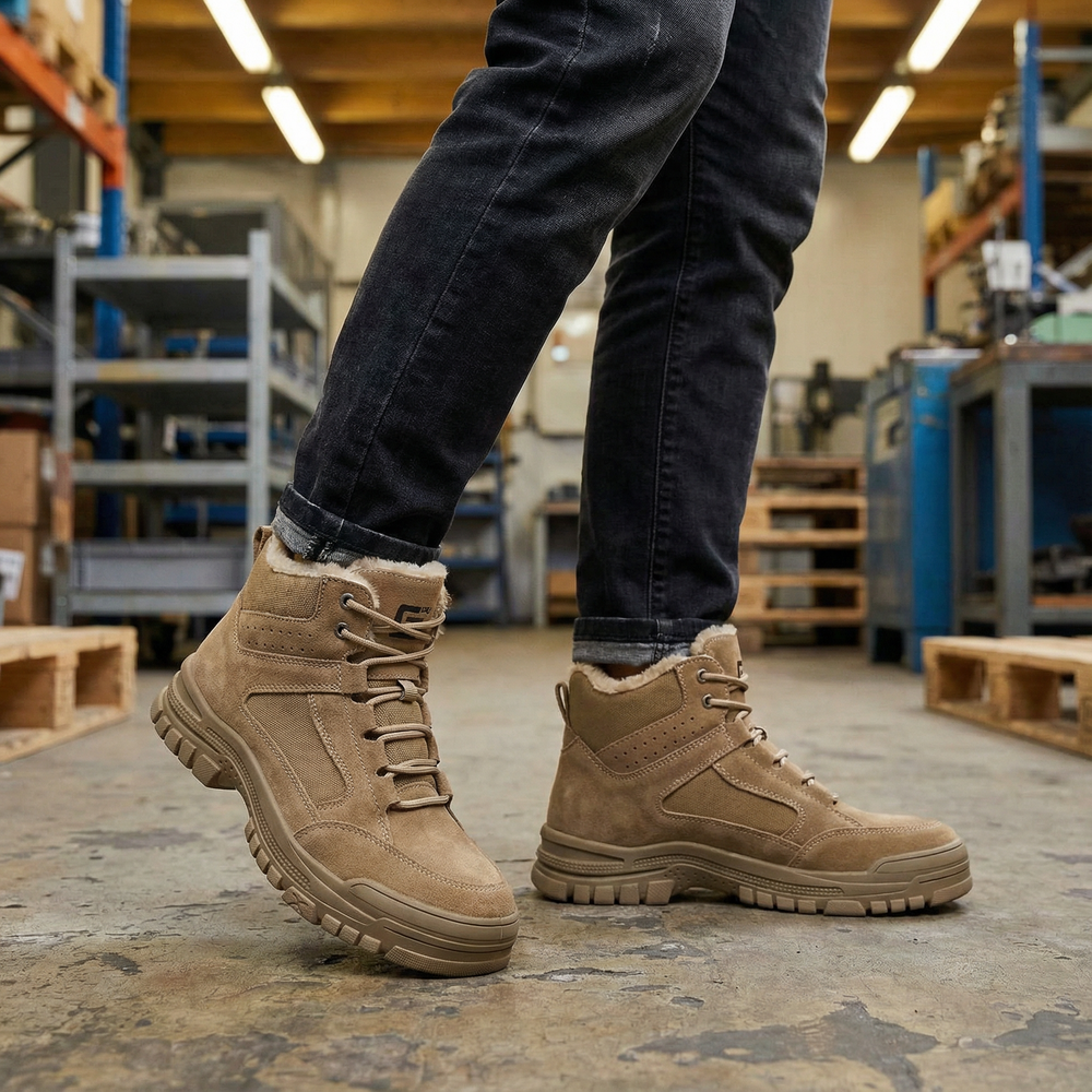 Ironwarm - Fur-Lined Steel Toe Work Boots