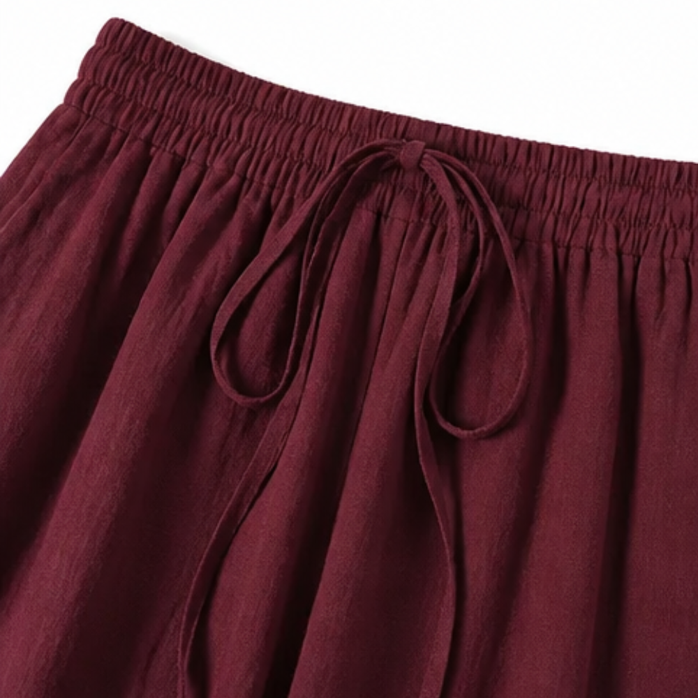Lunavia – Women's Flowy Batwing Top and Wide-Leg Pants Set