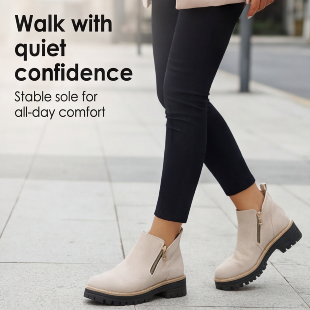 Stepara - Side-Zip Suede Chelsea Boots