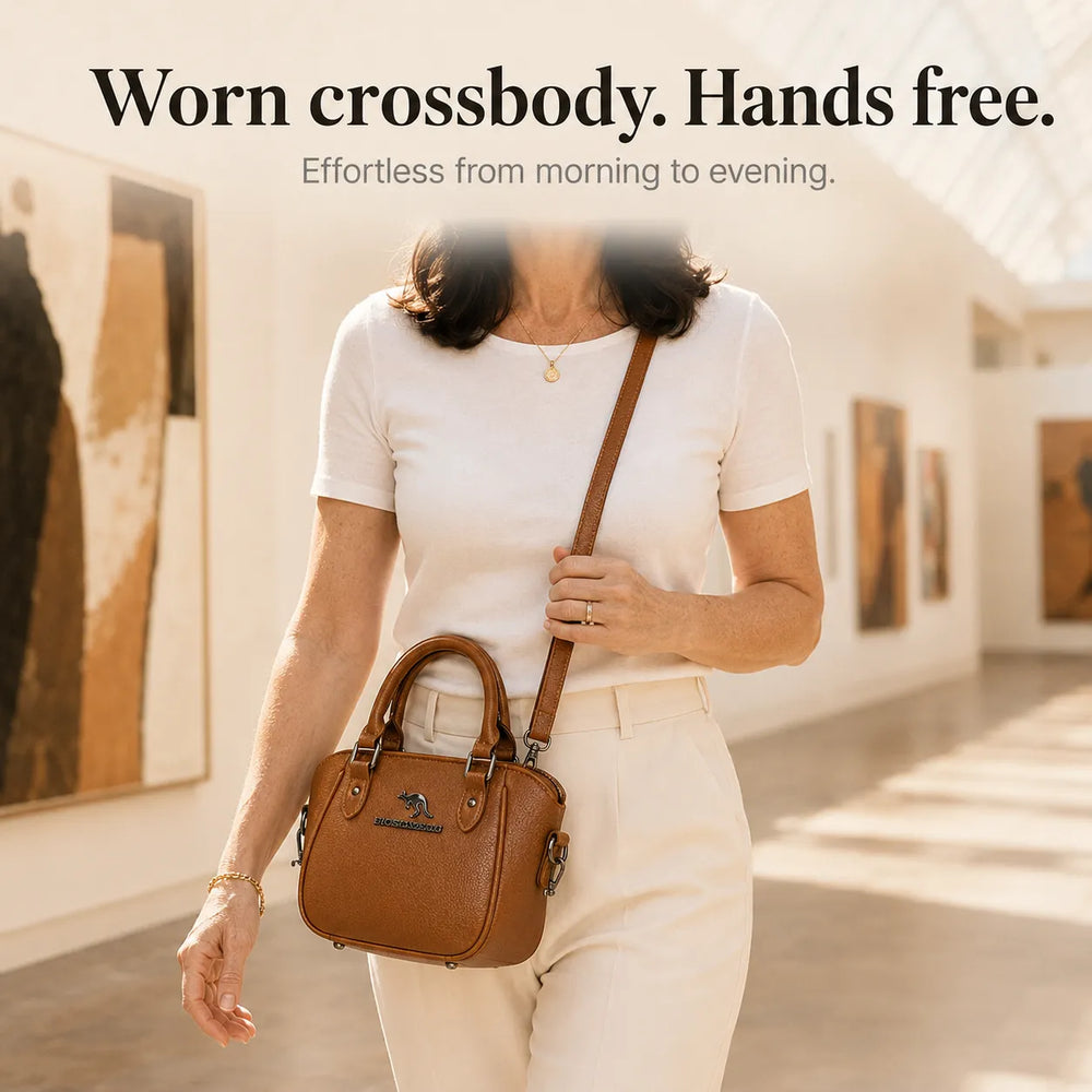 Marlowe – Structured Boston Handbag with Convertible Crossbody Strap, Polished Hardware