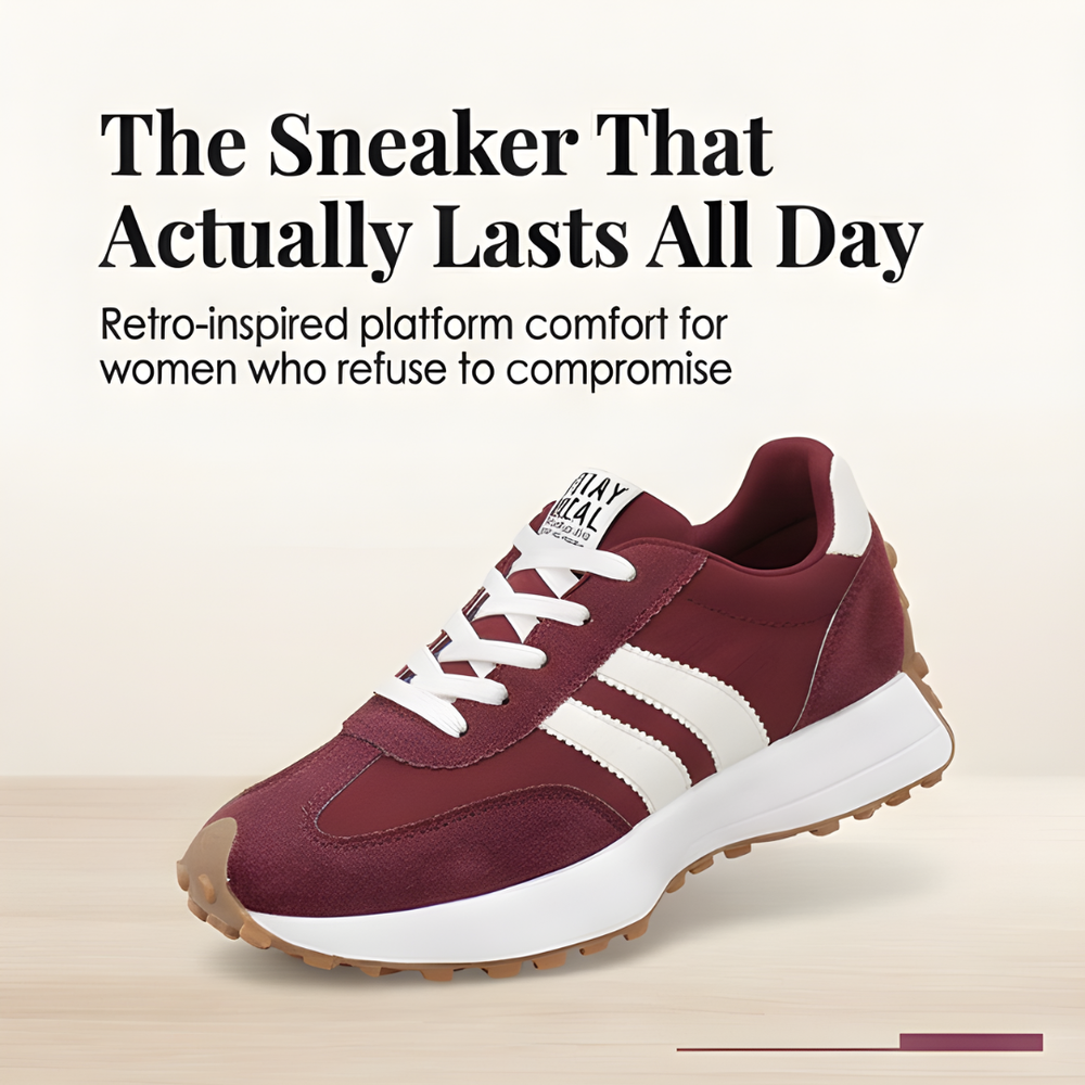Velora - Retro Suede Sneakers for All Day Comfort
