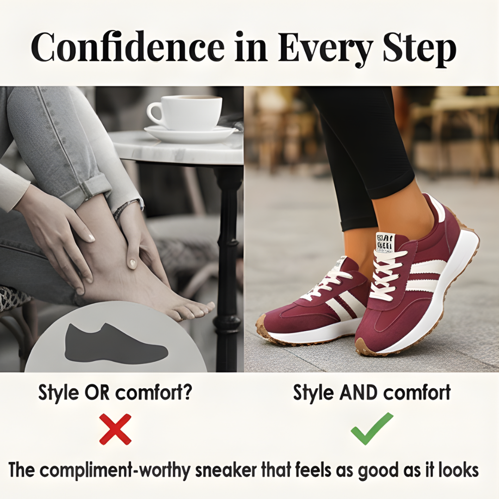 Velora - Retro Suede Sneakers for All Day Comfort
