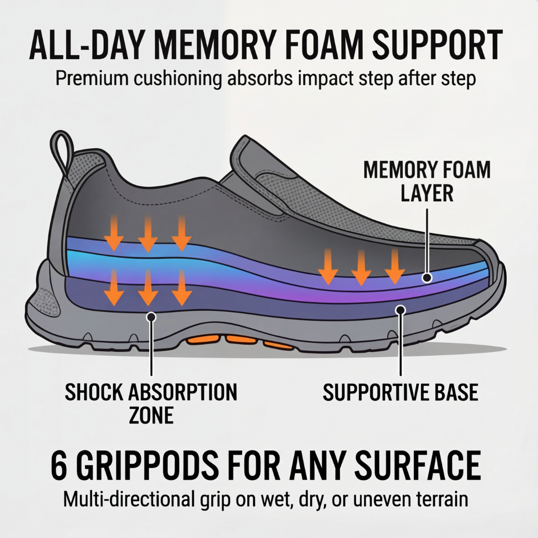 Stridex - Hands Free Orthopedic Slip On Sneaker