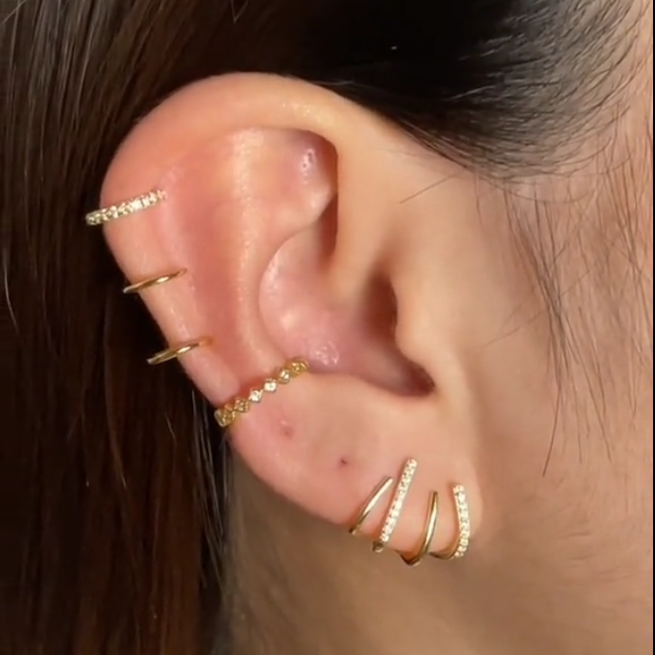 Elarra - Multi-Piercing Look Earrings