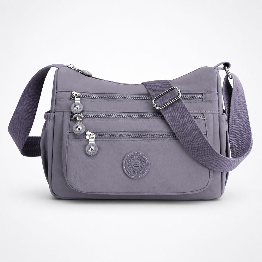 Pockela – Lightweight Nylon Crossbody Bag with 6 Pockets