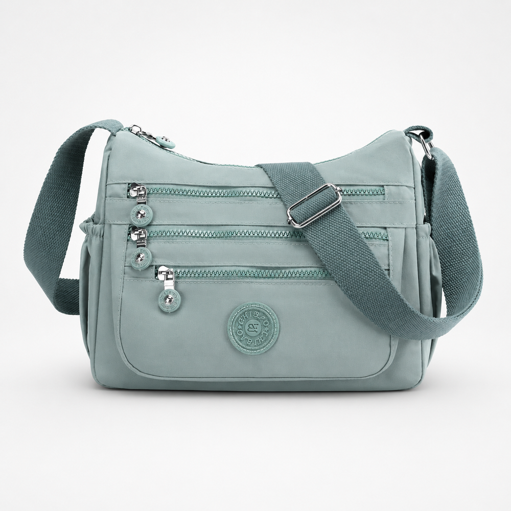 Pockela – Lightweight Nylon Crossbody Bag with 6 Pockets