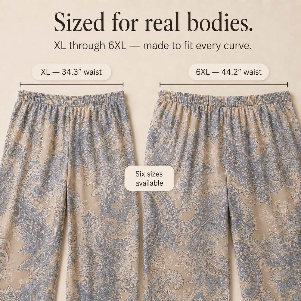 Sereluna™ – Plus Size Paisley Two-Piece Set